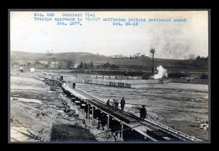 Champlain Canal: lock 1 and dam and dredging