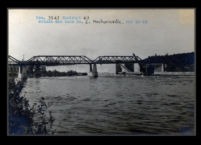 Champlain Canal: lock 2 and adjoining structures