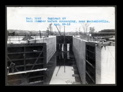 Champlain Canal: lock 2 and adjoining structures