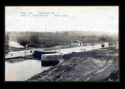 Champlain Canal: locks 3, 4 and 5 and adjoining prism