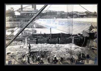 Champlain Canal: locks 3, 4 and 5 and adjoining prism