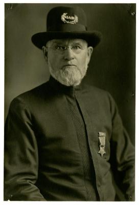 GAR photograph of Martin V. Stone, Civil War veteran