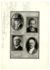 GAR photographs of Augustus T. Gurlitz (identified as Adam J. Wagner), Frederick R. Meres, William E. Kimball and Henry J. Brewer, Civil War veterans