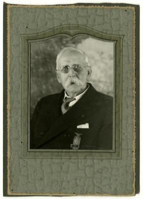 GAR photograph of H. Stewart Warner, Civil War veteran