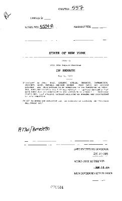 NYS Bill and Veto Jackets: 2013, Chapter 557