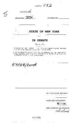 NYS Bill and Veto Jackets: 2014, Chapter 532