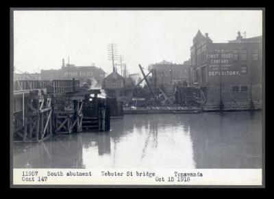 Erie Canal: Bascule Bridge, Main and Webster Streets, Tonawanda