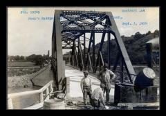 Erie Canal: highway bridges near Macedon and superstructures at Peek's and Allerton's