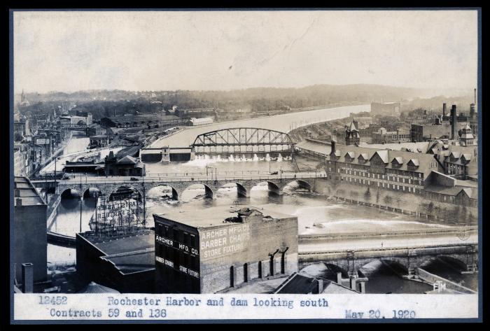 Erie Canal: moveable dam at Rochester