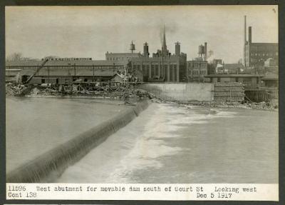 Erie Canal: moveable dam at Rochester