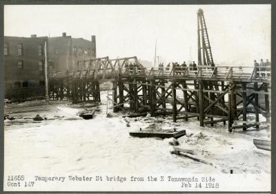 Erie Canal: Bascule Bridge, Main and Webster Streets, Tonawanda