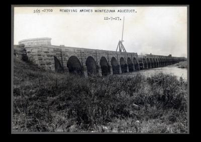 Erie Canal: removing Montezuma aqueduct 