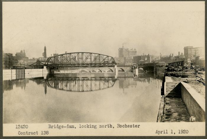 Erie Canal: moveable dam at Rochester