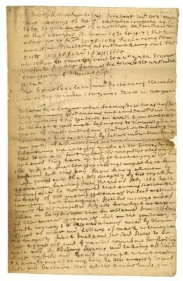 Memorandum of order by Governor Nicolls to Peter Stuyvesant and Cornelius van Ruyant