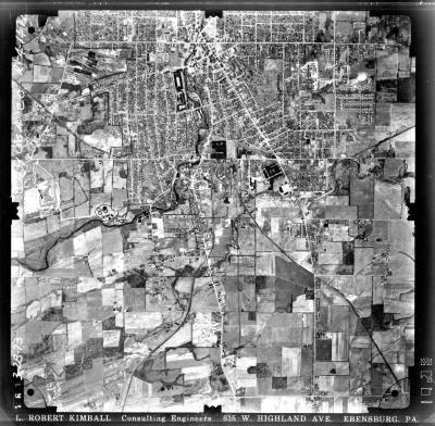 Aerial photograph of Auburn USGS quadrangle