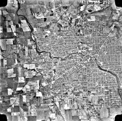 Aerial photograph of Auburn USGS quadrangle