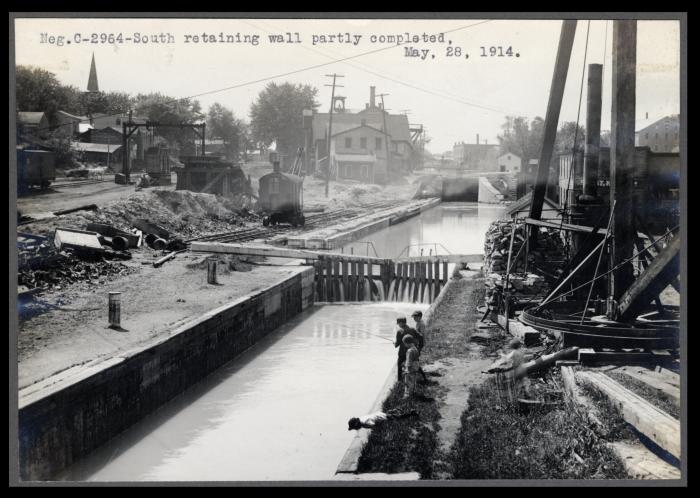 Cayuga Seneca Canal Contract C: Locks, dams etc. at Seneca Falls