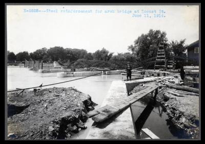 Cayuga Seneca Canal Contract E:  Lock, dam etc. at Waterloo