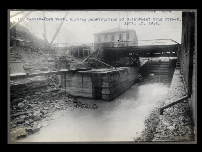 Cayuga Seneca Canal Contract C: Locks, dams etc. at Seneca Falls