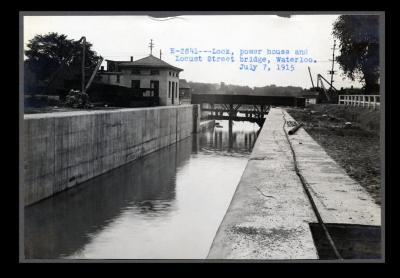 Cayuga Seneca Canal Contract E:  Lock, dam etc. at Waterloo