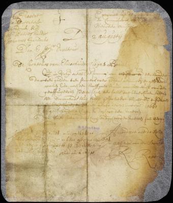 Extract from the minutes of the court of New Amstel