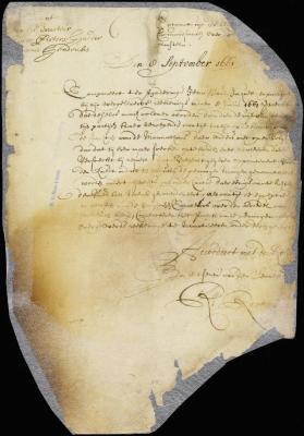 Extract from the minutes of the court at New Amstel