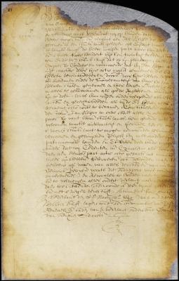 Patent of Jan for a land on Manhattan Island