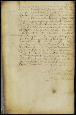 Deed of William Beeckman to Cornelis Claesen Swits