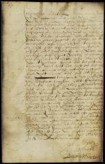 Deed of Ariaen Keyser to Cornelys van Steenwyck of a house and lot in New Amsterdam