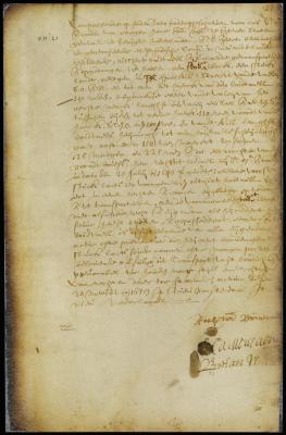 Deed of Richard Bridtnell to Robert Clerck of land on Mespat's kil