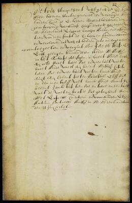 Patent of Jacob Kip for a lot in New Amsterdam