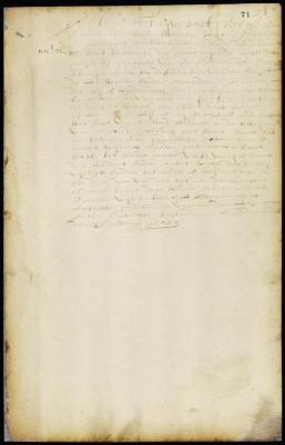 Patent of Peter Jansen for land on Long Island