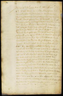 Patent of Jans Gaggen for land on the South river (Delaware)