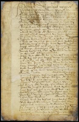 Patent of Nicolaes Meyer for several parcels of land on Manhattan Island