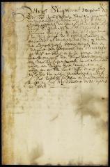 Patent of Jeremias van Renselaer for a lot at Fort Orange (Albany)