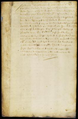Patent of Jan Andriessen for a lot at Fort Casimir