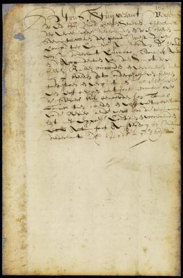 Patent of Jan Andriessen for a lot at Fort Orange (Albany)