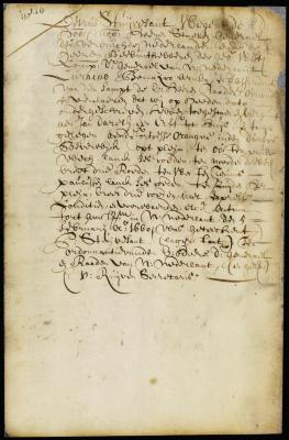 Patent of Jan Davith for a lot at Beverwyck (Albany)
