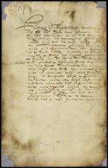 Patent of Ide Cornelissen van Vorst for land in New Amsterdam