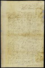 Petition of Edward Southrin to gov. Andros concerning abuse he has received