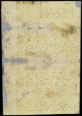 Letter from Cornelius Verhoofe to gov. Andros