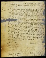 Articles of agreement between John Stevens and Thomas Crumpton for a piece of land on the west side of Delaware bay