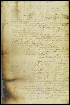 Declaration in ejectment in the case of John Stevens vs. John Glover, John Glover vs. Griffith Jones