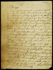 Letter from Thomas Wollaston to John Briggs