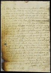 Letter from Thomas Spry to Sarah Shakerly