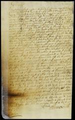 Letter from James Nevill to gov. Andros