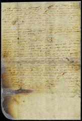 Letter from Francis Whitwell to gov. Andros