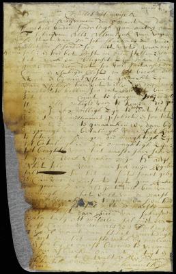 Letter from Johannis Kip to Cornelius Stenwyck