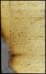 Letter from Cornelius Verhoofe to gov. Andros