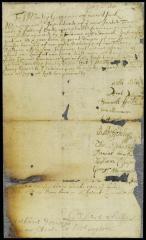 Petition of inhabitants of Crewcorne against the sale of liquor to Indians